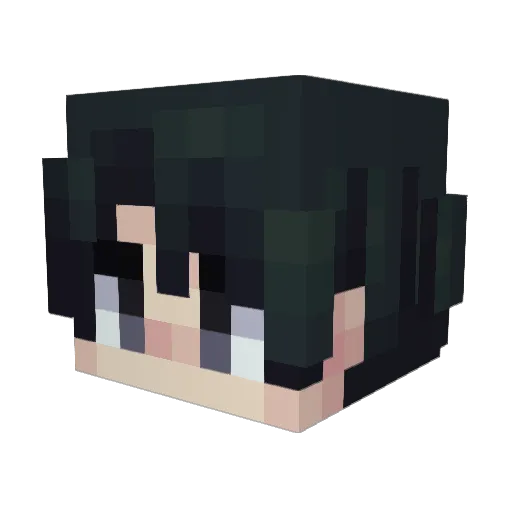Sleepy_March Minecraft avatar head, 3D render