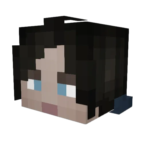 Sleepy_Somnus Minecraft avatar head, 3D render
