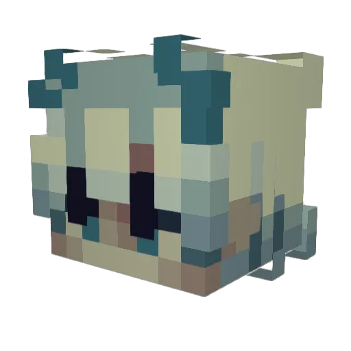 Sleepyman130 Minecraft avatar head, 3D render