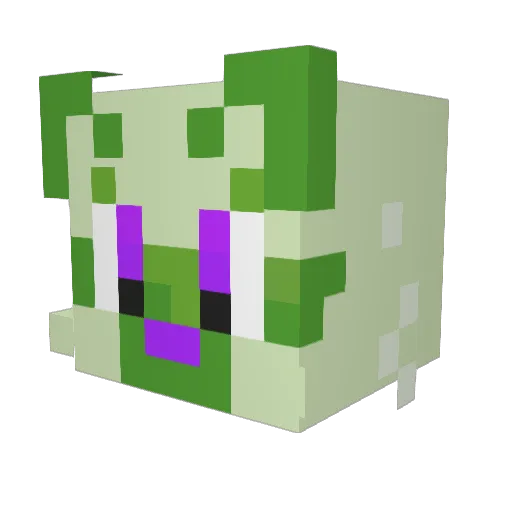 Sleepynels Minecraft avatar head, 3D render