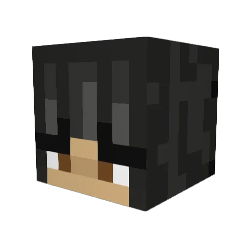 Sleepypinoy Minecraft avatar head, 3D render