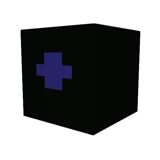 Sleevedog Minecraft avatar head, 3D render