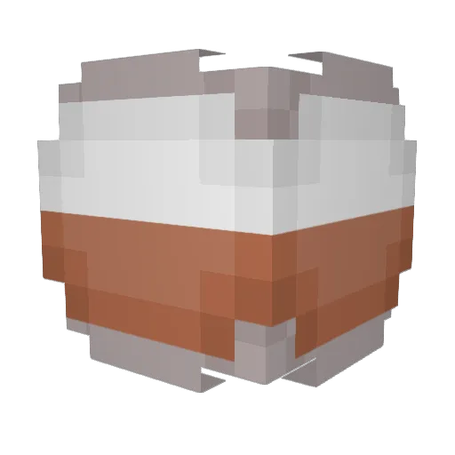 SleezyBean Minecraft avatar head, 3D render
