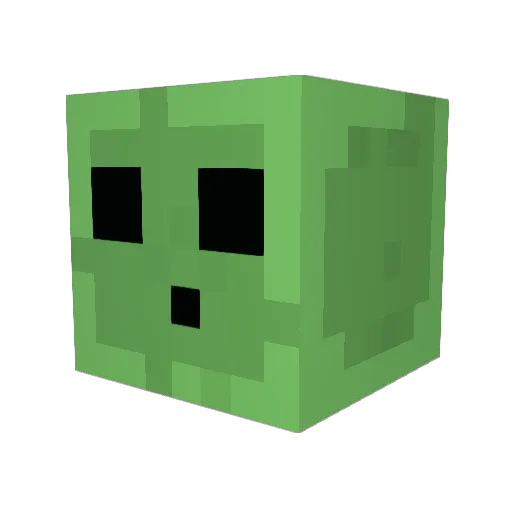 Sleimoo Minecraft avatar head, 3D render
