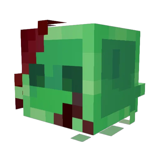 Sleims2 Minecraft avatar head, 3D render