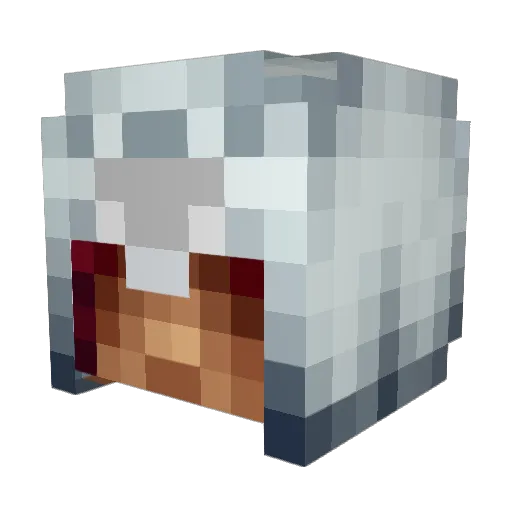 Sleino Minecraft avatar head, 3D render