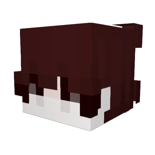Slekeer Minecraft avatar head, 3D render