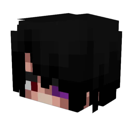 Slemaryx Minecraft avatar head, 3D render