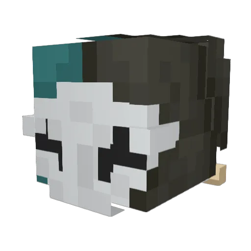 Slembi Minecraft avatar head, 3D render