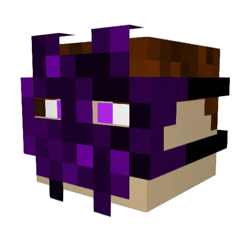 Slempatron Minecraft avatar head, 3D render