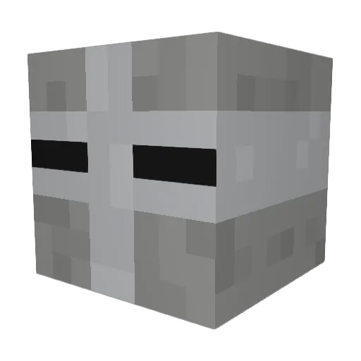 SlenderGod Minecraft avatar head, 3D render