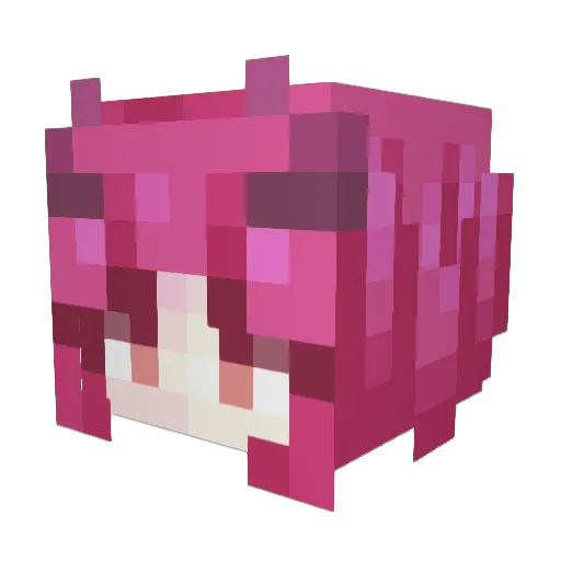 SlenderMan1123 Minecraft avatar head, 3D render