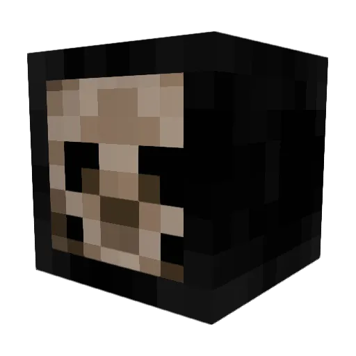 SlenderSharkx Minecraft avatar head, 3D render