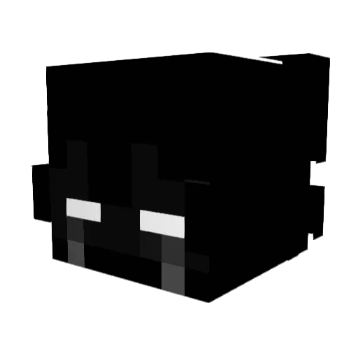 Slepar Minecraft avatar head, 3D render