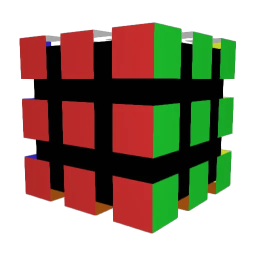 Slepice Minecraft avatar head, 3D render