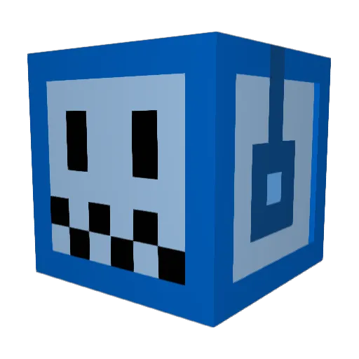 Slesrin Minecraft avatar head, 3D render