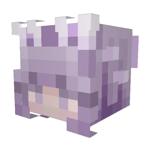 Slestt Minecraft avatar head, 3D render