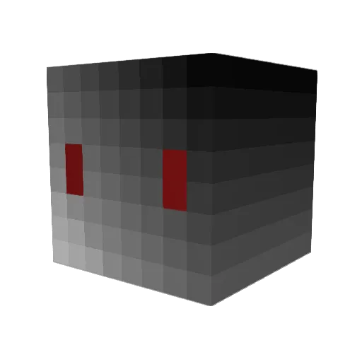 Sleuther_ Minecraft avatar head, 3D render