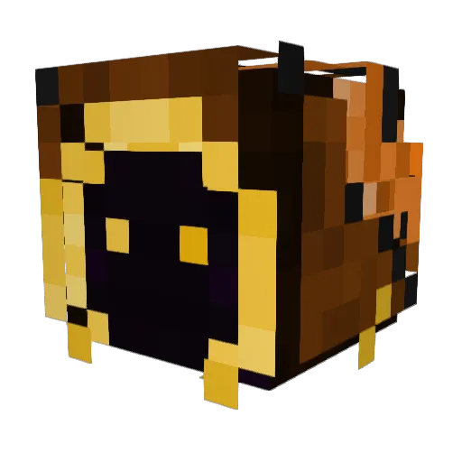 Sleylox Minecraft avatar head, 3D render