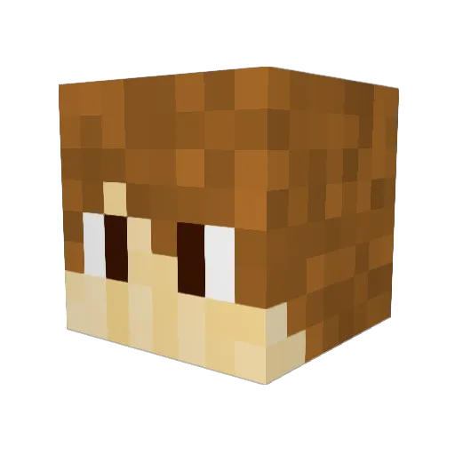 SliSyx Minecraft avatar head, 3D render