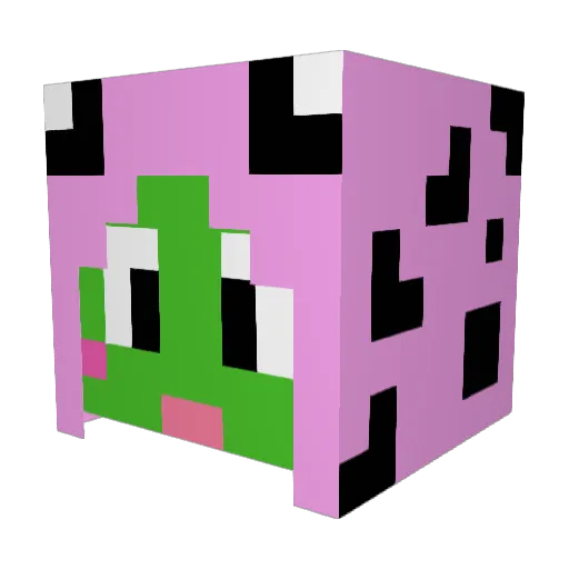 SliceandDice23 Minecraft avatar head, 3D render