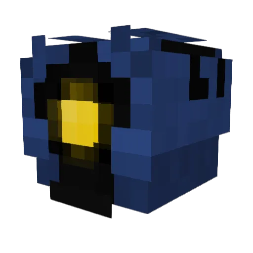 Slicedfunbutonpc Minecraft avatar head, 3D render