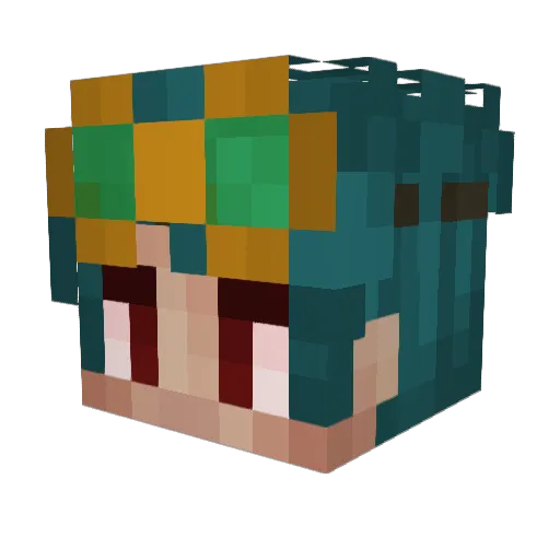 Slicer0708 Minecraft avatar head, 3D render