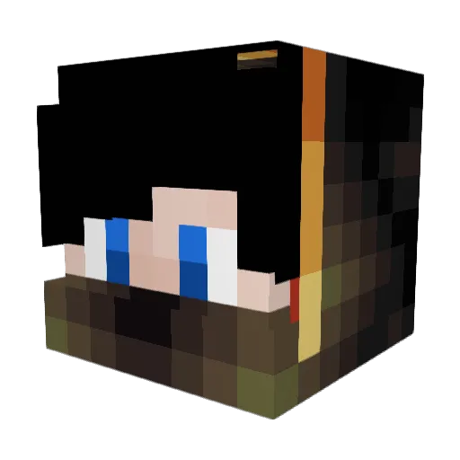 Slicer2001 Minecraft avatar head, 3D render