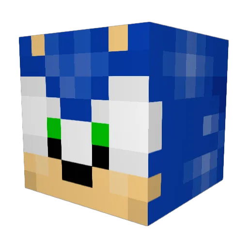 SlicerBrother Minecraft avatar head, 3D render