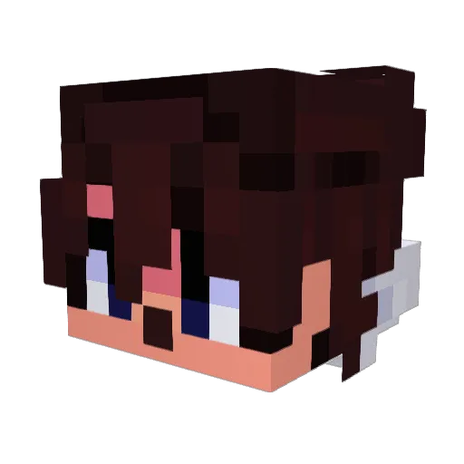 Slicet Minecraft avatar head, 3D render