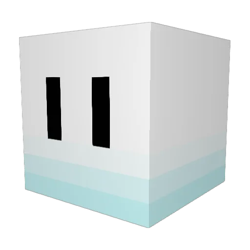 Slick334 Minecraft avatar head, 3D render