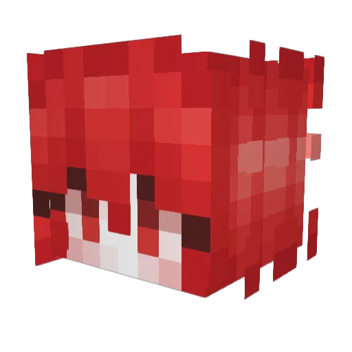 SlickIsHere Minecraft avatar head, 3D render