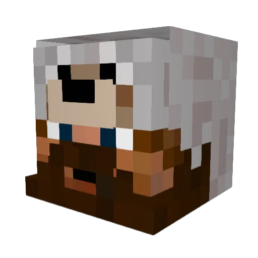 SlickOZ64 Minecraft avatar head, 3D render