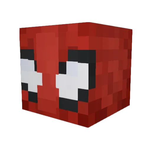 SlickRickk Minecraft avatar head, 3D render