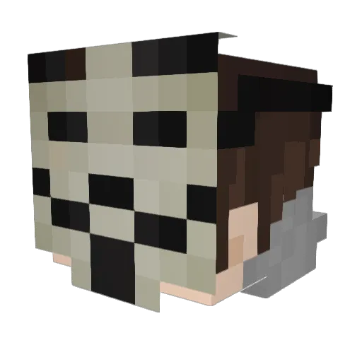 SlickSlinky Minecraft avatar head, 3D render