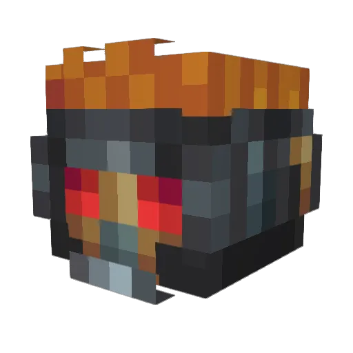 SlickSuave Minecraft avatar head, 3D render