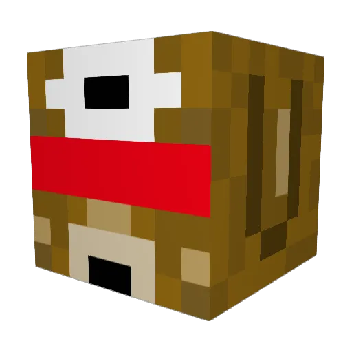 SlickSwiftum Minecraft avatar head, 3D render