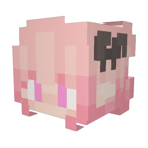 SlickWilley Minecraft avatar head, 3D render