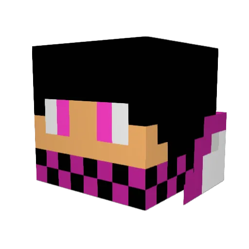Slick_Daddy Minecraft avatar head, 3D render