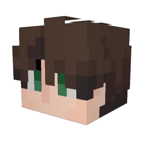 Slick_PL Minecraft avatar head, 3D render