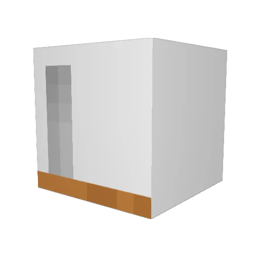Slick_to_Hip Minecraft avatar head, 3D render