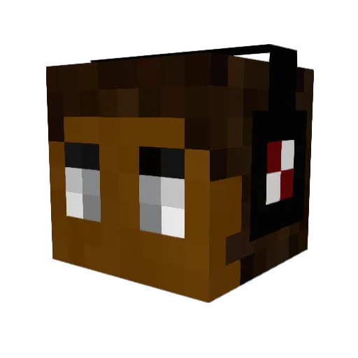 Slickvik21 Minecraft avatar head, 3D render