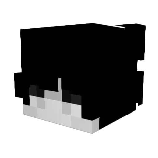 SlideThis Minecraft avatar head, 3D render