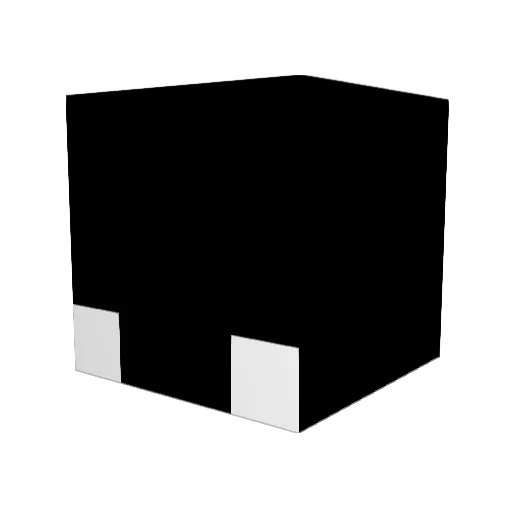 Slider887 Minecraft avatar head, 3D render
