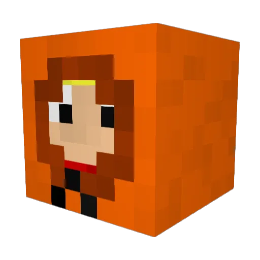 SliderRay Minecraft avatar head, 3D render