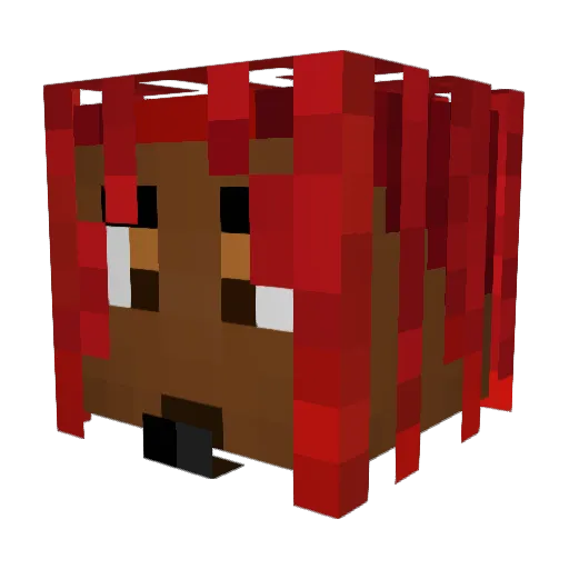 Sliemx Minecraft avatar head, 3D render