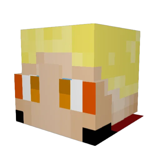 SlientKiller0 Minecraft avatar head, 3D render