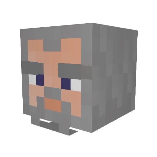 Slight93 Minecraft avatar head, 3D render