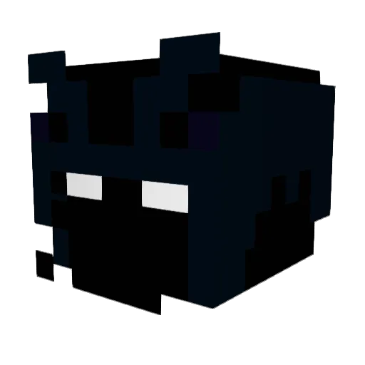 Slightly666 Minecraft avatar head, 3D render