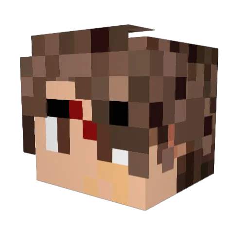 SlimProdigy75 Minecraft avatar head, 3D render